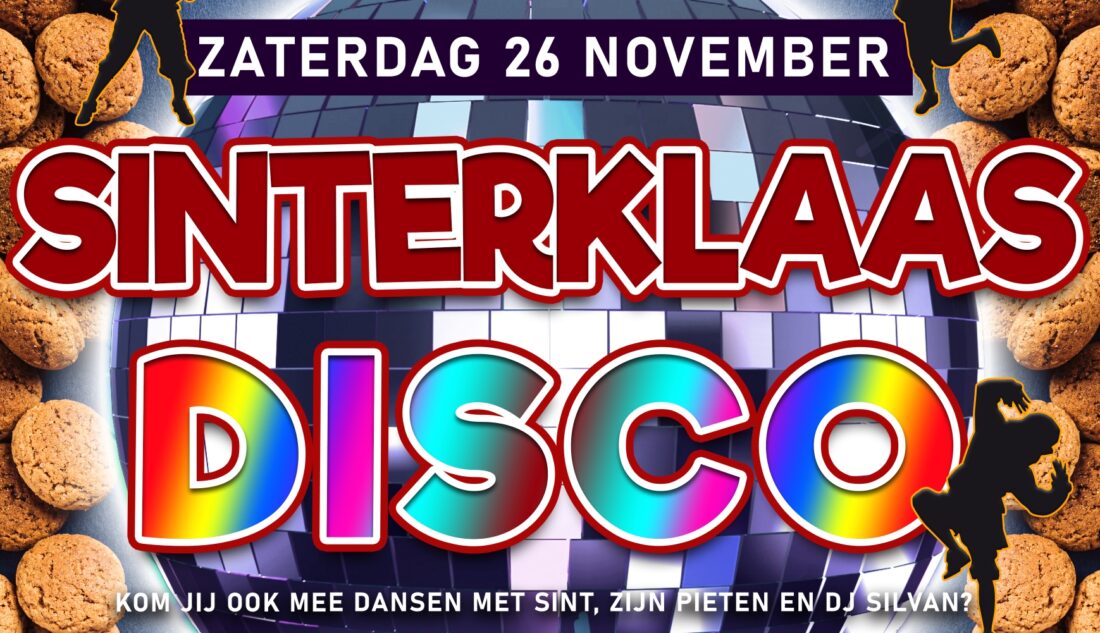 Sinterklaas disco aankondiging